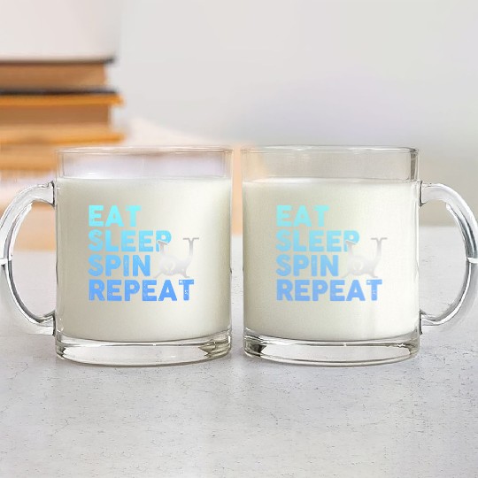 Spin And Indoor Cycling Apparel Glass Mugs