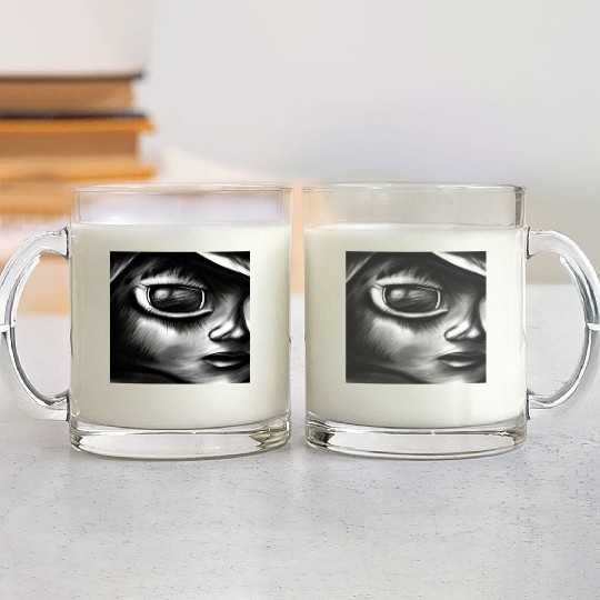 The truth is out there Look into my eyes and find Glass Mugs