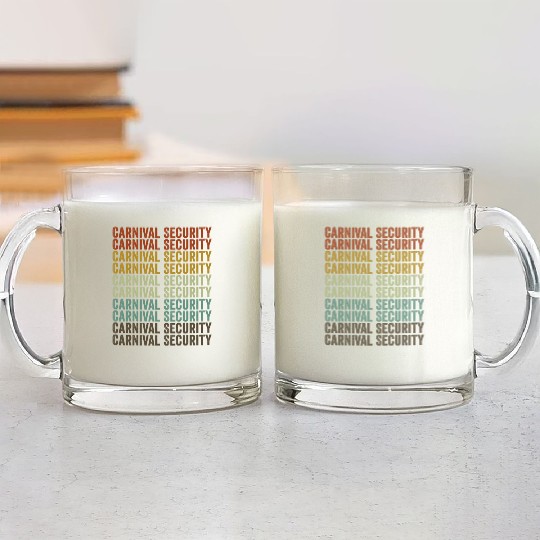 Carnival Security Circus Staff Circus Lover Circus Glass Mugs