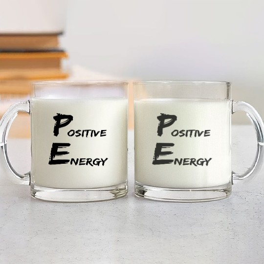 Positive Energy PE teacher Physical Education Glass Mugs