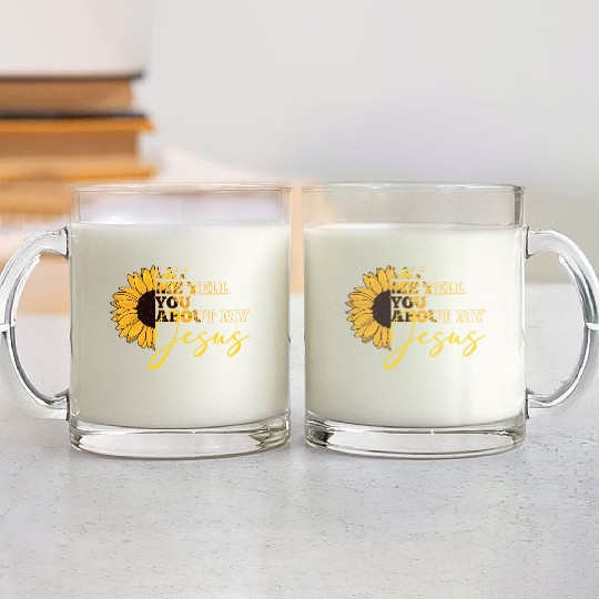 Let Me Tell You About My Jesus Christian Believer Glass Mugs