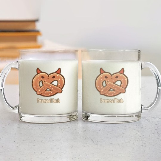 Pretzelbub - sweet devil Beezlebub Glass Mugs