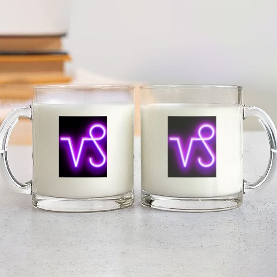 Capricorn Design Glass Mugs