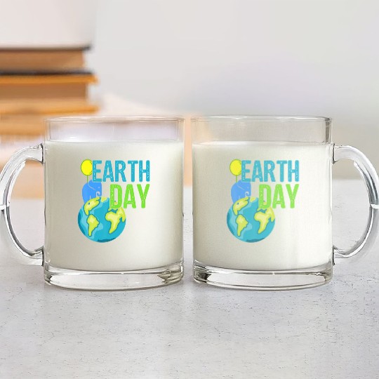 Earth Day 2019 Glass Mugs Great Vintage Ear Elephant S