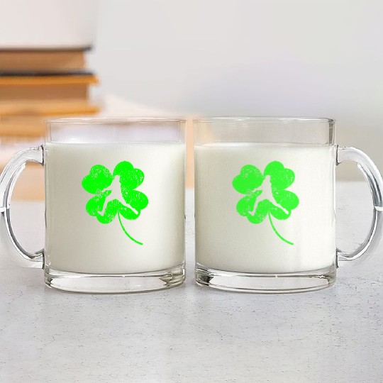 Tennis St. Patrick's day shamrock Glass Mugs