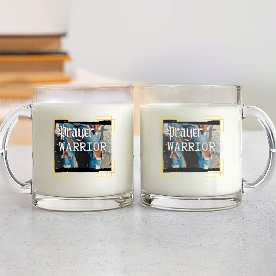 Prayer Warrior - Ripped Jeans Glass Mugs