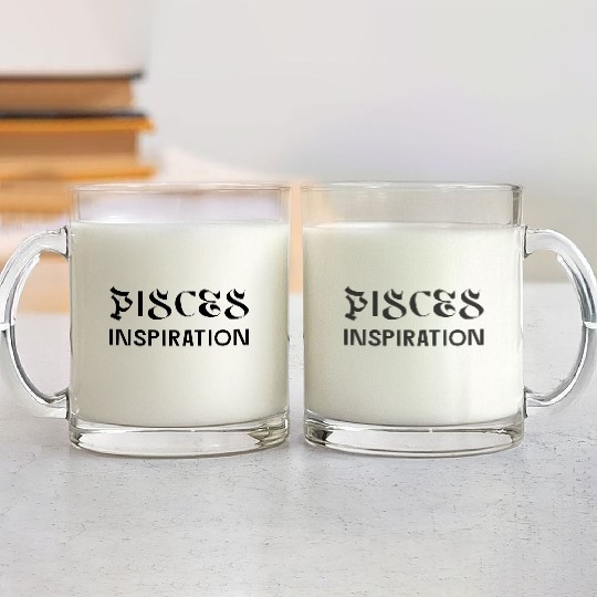 Pisces Inspiration Glass Mugs