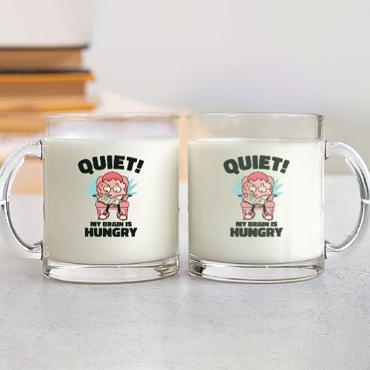 Book Lover Brain Reading Books Literature Glass Mugs