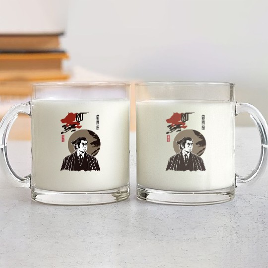 Japan Retro Yakuza Character Glass Mugs