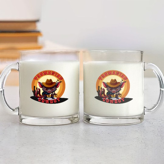 Tasmanian Cowboy Glass Mugs