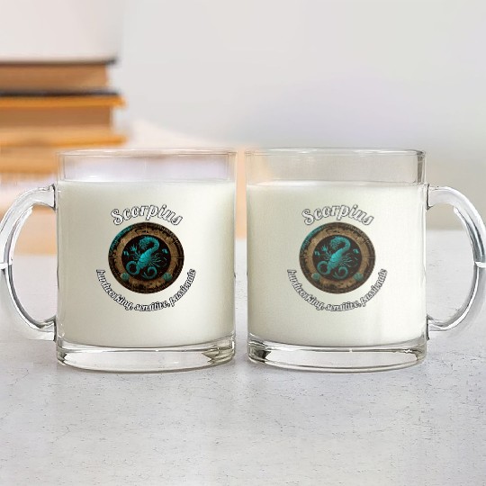 Scorpius Zodiac Sign Scorpio Astronomy Glass Mugs