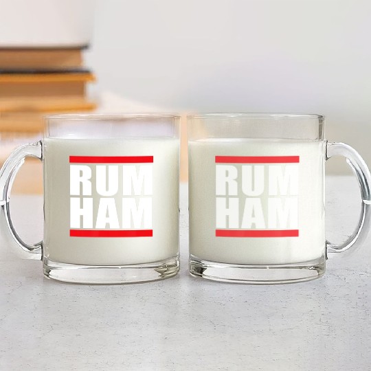 Unique S Womens Rum Ham Blue Small Us Glass Mugs