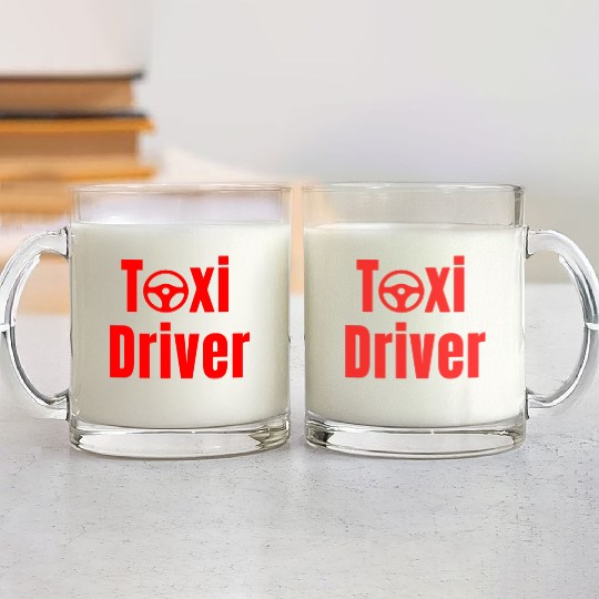 Taxi Driver Glass Mugs