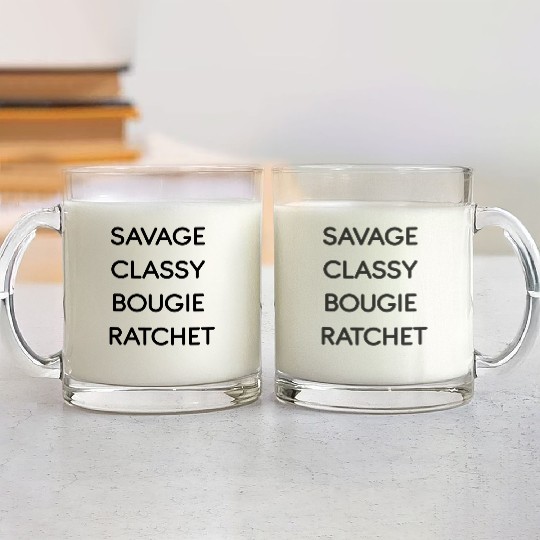 Savage Classy Bougie Ratchet Glass Mugs