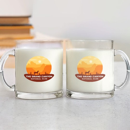 Grand Canyon National Park Arizonna - Glass Mugs