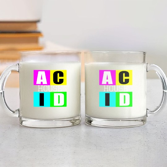 Acid house music Glass Mugs