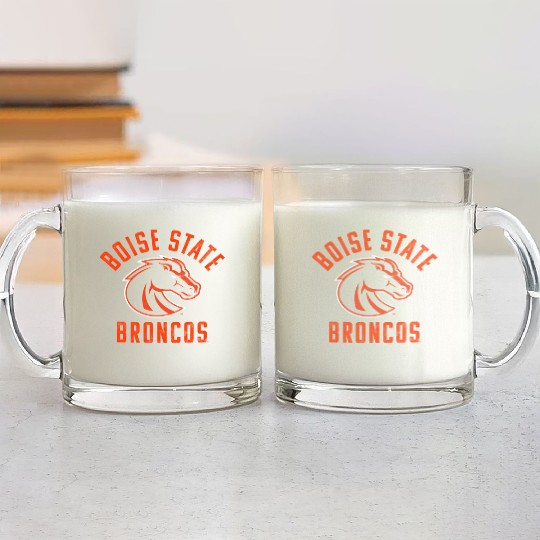 Boise State Bsu Broncos Glass Mugs