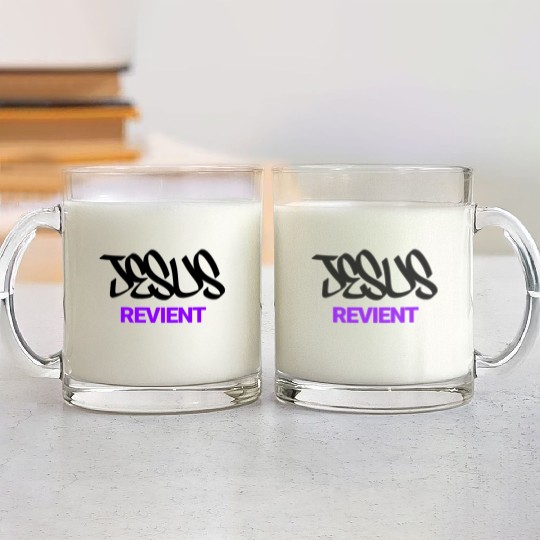 JESUS is coming back Glass Mugs
