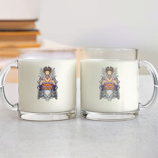 Geisha machine automotive Glass Mugs