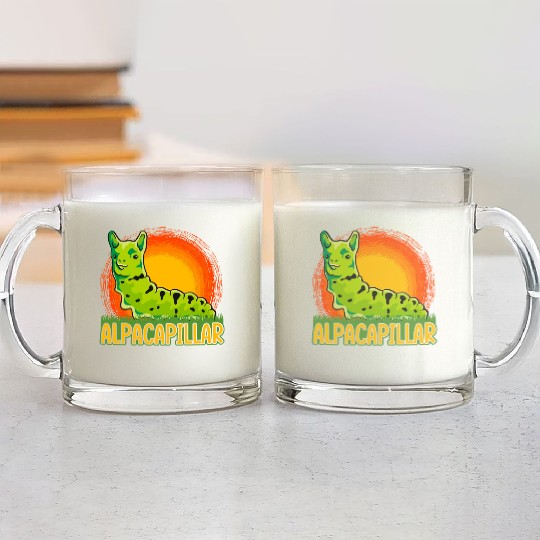 Alpacapillar Funny Alpaca Llama Lover Pun Glass Mugs