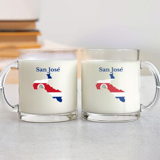 San Jose Province Costa Rica Glass Mugs
