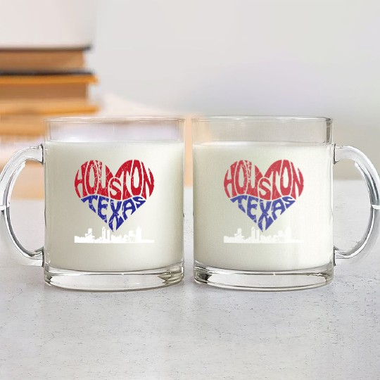 Houston Texas Pride Embrace the Spirit Glass Mugs