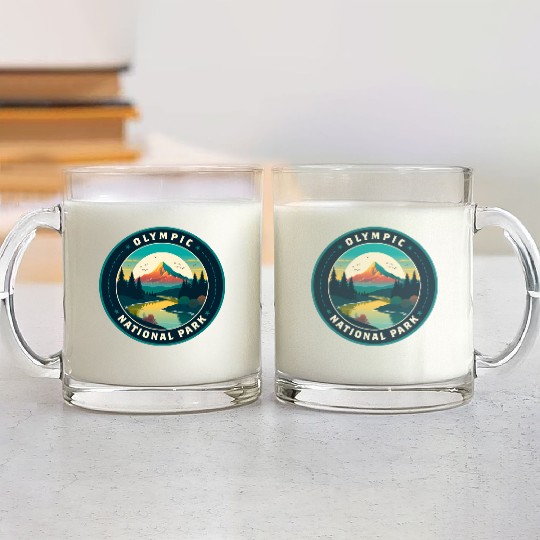 Olympic National Park Glass Mugs