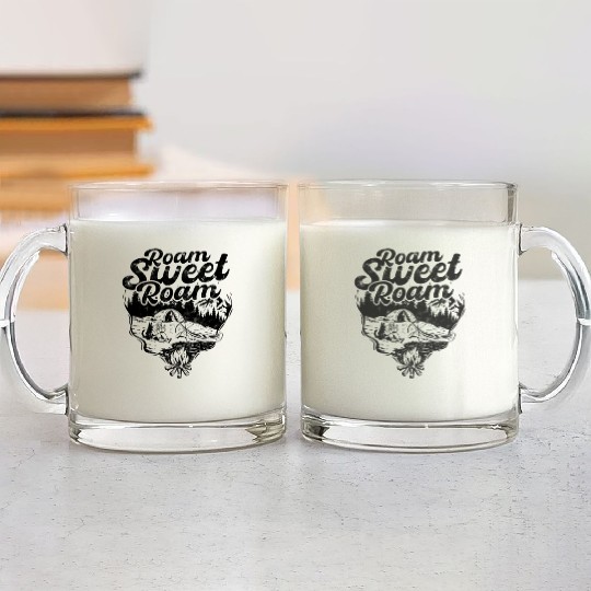 Roam Sweet Roam - Road Trip Glass Mugs