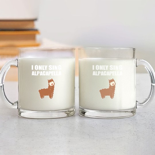 Alpacapella Orchestra Member Gift Glass Mugs