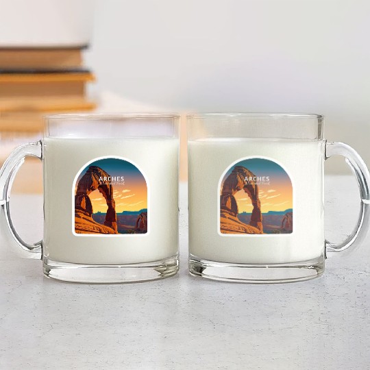 Arches National Park Glass Mugs