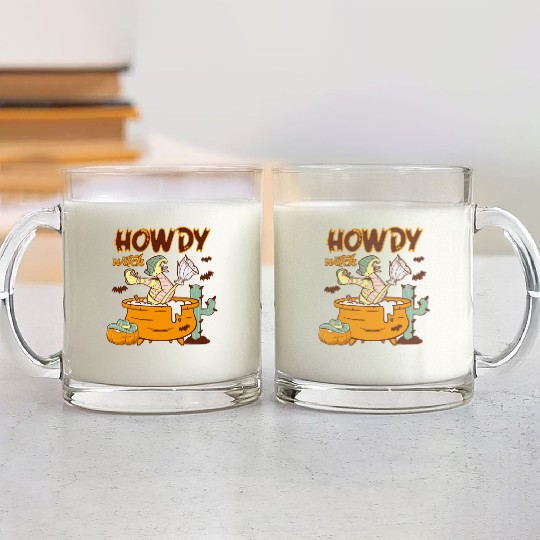 Howdy Witch Glass Mugs