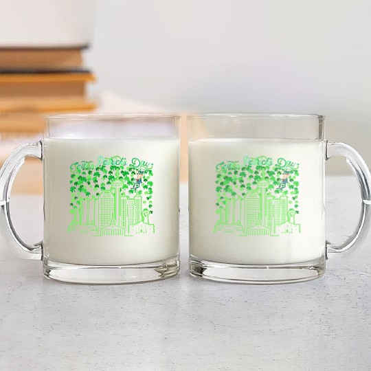 Saint Patrick's Day San Antonio Texas Glass Mugs