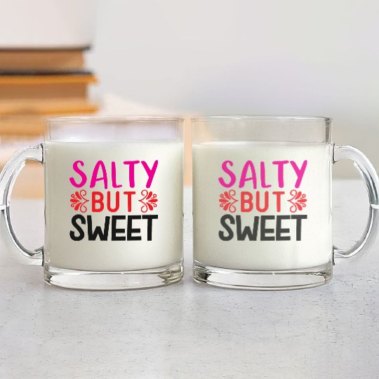 Salty But Sweet Glass Mugs