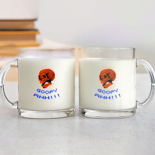 Goofy Ahh Glass Mugs