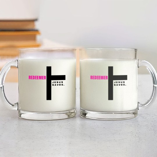 JESUS SAVES Collection Glass Mugs
