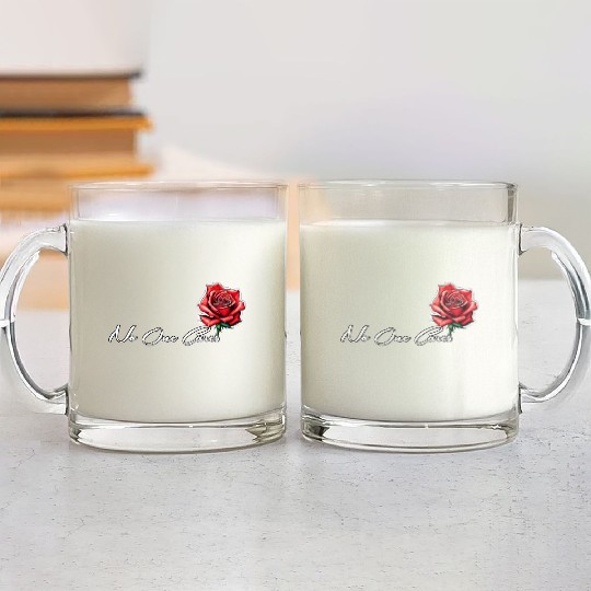 No One Cares Merch Glass Mugs