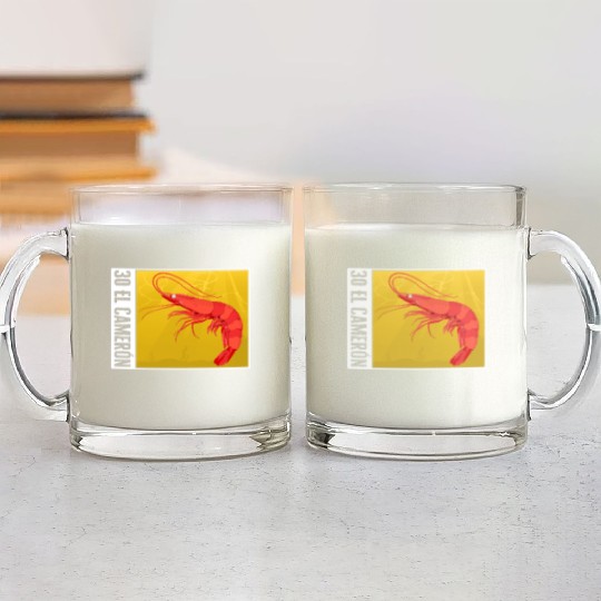 Lottery Glass Mugs, El Camaron Glass Mugs, Gift For Lottery