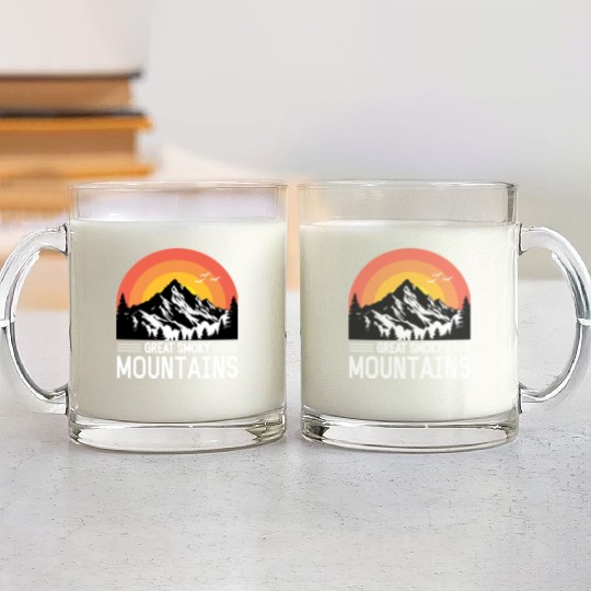 Great Smoky mountain Glass Mugs