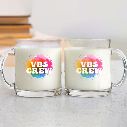 VBS Colorful Bible Vacation School Love Glass Mugs