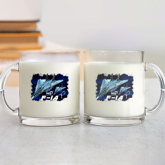 F-14 Tomcat Fighterjet Glass Mugs