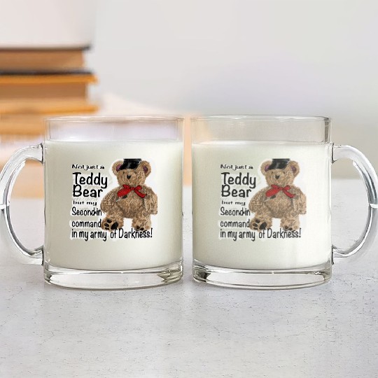 Teddy Bear Glass Mugs