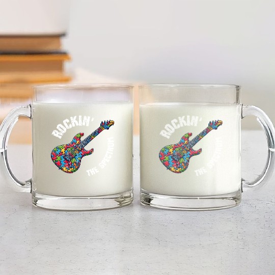 Rockin the spectrum Glass Mugs