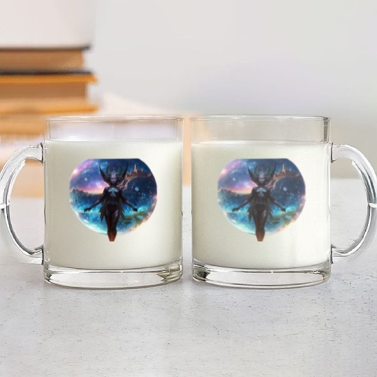 Guardian of Galaxy in her hidden crystal world Glass Mugs