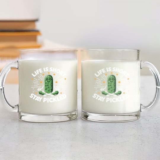 Pickle Lover Funny Pickle Dill pickle Pickled Glass Mugs