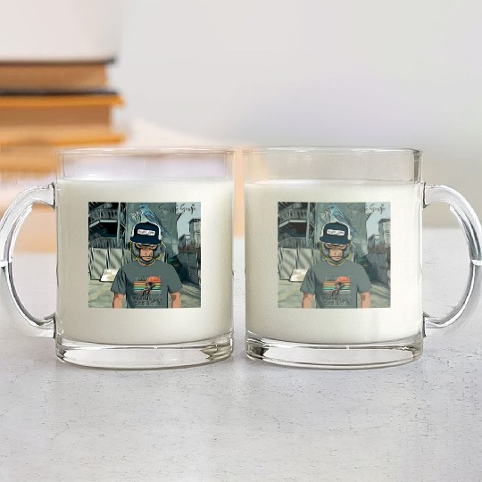 Gangsta Gorilla-Silverback Swanson Gorilla Wear Glass Mugs