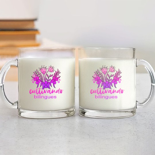 Cultivando Bilingües Spanish Teacher Glass Mugs