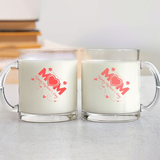 Happy Mothers Day Glass Mugs