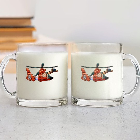 US Coast Guard Giraffe Tyler Glass Mugs