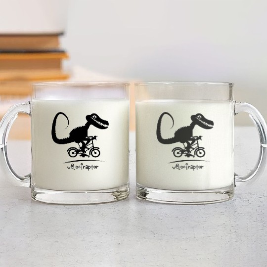 VELOCIRAPTOR Glass Mugs