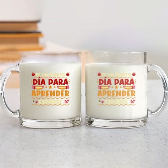 Espanol Maestra Hispanic Teacher Spanish Teacher Glass Mugs